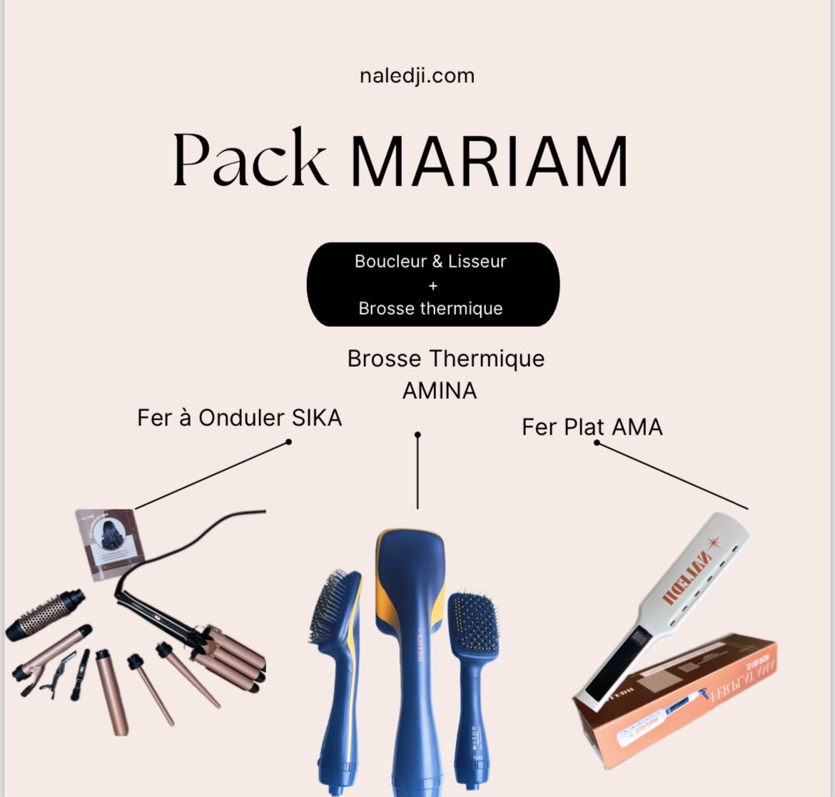 Pack Mariam — Le rituel complet Naledji
