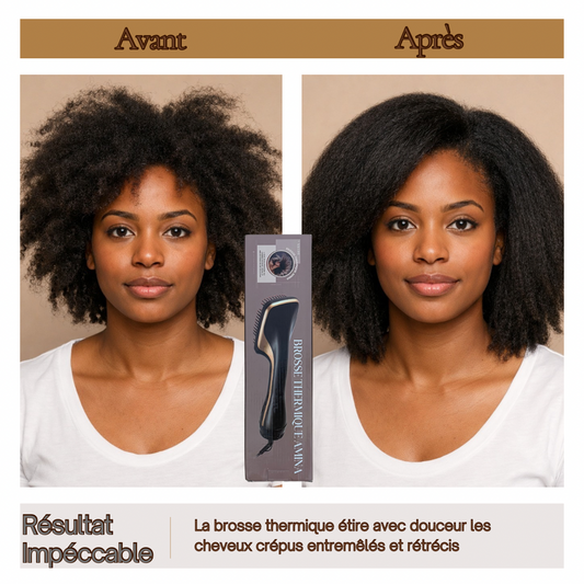 Brosse Thermique Amina™ – Volume maîtrisé, douceur instantanée