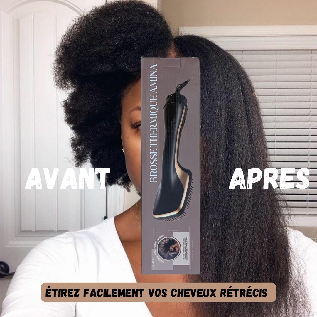 Brosse Thermique Amina™ – Volume maîtrisé, douceur instantanée